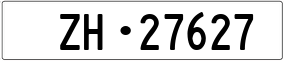 Truck License Plate